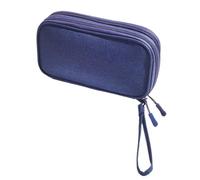 Rocky Green Multi-Functional Digital Accessory Storage Bag 3 in 1 - Portable Large Capacity Dustproof Storage System,Travel Business Dual-use(4 Colours) (Double Deck,Blue)