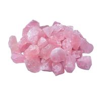 Rocky Green Natural Pink Raw Crystals for Essential Oil Diffuser - 2-3cm/3-5cm Reiki Stones, Home Decor, Positive Energy, Bulk Aromatherapy Rocks (3-5cm 100g)