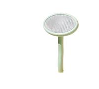 Rocky Green Professional Dog Detangling Comb - Stainless Steel Grooming Brush for Bichon,Poodle & Small Dogs,Ergonomic Handle,Safe Deshedding Tool for Matted Fur (11.5 * 16.5cm,green)