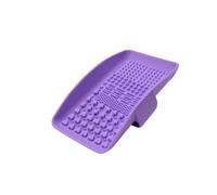 Rocky Green Silicone Makeup Brush Cleaning Pad with Hand Grip - Non-Slip Square Design for Foundation & Cosmetic Brushes, Reusable Beauty Tool Accessories (purple)
