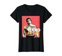 Rocky Hit As Hard As Life T-Shirt, Women, Black, Medium