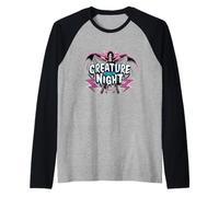 Rocky Horror Show Dr Frank-N-Furter Creature of The Night Raglan Baseball Tee