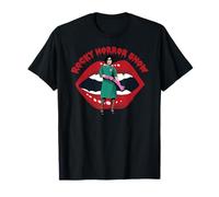 Rocky Horror Show Dr Frank N Furter Gloves Mouth Logo T-Shirt