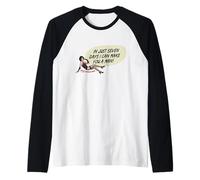 Rocky Horror Show Dr Frank-N-Furter Seven Days Quote Raglan Baseball Tee