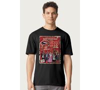 Rocky Horror Show Men's Richard O'Brien Presents Time Warp Poster T-Shirt in Black | Size: XL Rocky Horror Show Black XL