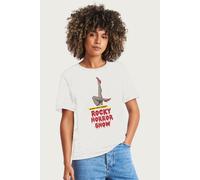 Rocky Horror Show Women's Richard O'Brien Presents Relaxed Fit T-Shirt in White | Size: Medium Rocky Horror Show White M
