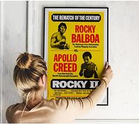 Rocky II Rocky Balboa V Apollo Creed Rocky 2 Boxing Gym Poster Sylvester Stallone Classic Movie : A Huge 36"x24" Poster Print Similar (Slightly Larger) to A1 Size : Vintage Retro Reproduction