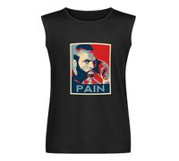 Rocky III Clubber Lang Mr Pain Hope Movie Mens Unisex Sleeveless T-Shirt Graphic Print Vests Top Black Tank Tee 3XL