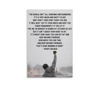 Rocky Inspirational Miove Keep Moving Forward Motivational Poster Wall Decor For Bedroom Canvas Painting Bathroom Art Wall Decor 24x36inch(60x90cm)