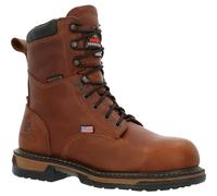ROCKY IronClad Steel Toe Waterproof Work Boots, brown, 11.5 UK