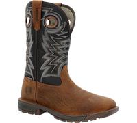 ROCKY Legacy 32 Men's Steel Toe Waterproof Western Boots, brown, 8.5 UK