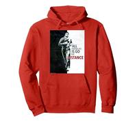 Rocky Makes The Distance Pullover Hoodie, Adult Unisex, Red, Large