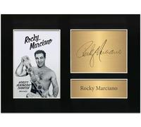 Rocky Marciano Boxing Signed Memorabilia | Autograph A4 Printed Photo Reproduction Inspired Print Picture Display No57