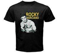 Rocky Marciano The Brockton Blockbuster T-Shirt Black Unisex Mens Tops Tee XL