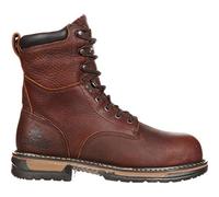 Rocky Men's Iron Clad 8" Waterproof Non-Steel Boot,Bridle,9.5 W US