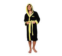 Rocky Men's Long Sleeve Bathrobe Black Black One size