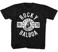 Rocky MGM Movie Boxing Club Black Toddler Little Boys T-Shirt Tee(Large)