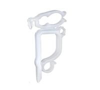 Rocky Mountain Christmas Light Clips - Versatile Heavy Duty Outdoor Plastic - Mounts to Gutter, Shingles, Siding, Roof - For String Lights, Icicle Lights, Mini Lights, C5,C6,C7,C9 - Easy Install (100)