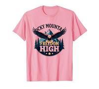Rocky Mountain Freedom High T-Shirt, Men, Pink, S