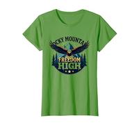 Rocky Mountain Freedom High T-Shirt, Women, Grass, S