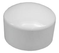 Rocky Mountain Goods 4" PVC Pipe Cap - Schedule 40 Slip Cap Fitting for Sewer, Drain & Plumbing Pipe, White