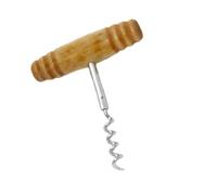 Rocky Mountain Goods Classic Corkscrew Wine Opener with Wood Handle - Simple and Easy Screw in and Pull Cork Design - T Shape Handle Corkscrew