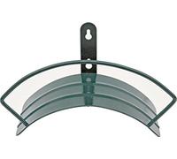 Rocky Mountain Goods Deluxe Metal Hose Hanger - Most Solid wall Mounted Hose Hanger on the Market - Rust Proof Wrought Iron - Fits 100' of Hose