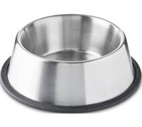 Rocky Mountain Goods Small Dog Bowl - 16 oz Capacity Stainless Steel Anti Ski Dog/Cat Bowl - Hygienic Eating - Easy to Clean - Removable Rubber Ring No Tip Non Skid Base - Dishwasher Safe