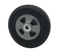 Rocky Mountain Goods Solid Rubber Hand Truck Wheel 8" X 2.25" - 5/8” axle Size - Flat Free Solid Rubber Replacement tire for Hand Truck, cart, Power Washer, Dolly, Compressor - 550 lbs. (8")