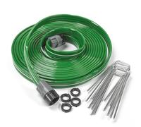 Rocky Mountain Goods Sprinkler Soaker Hose - 2-in-1 Sprinkler & Soaker Hose with Stakes - Heavy-Duty Flexible Garden Hose for Lawn & Plant Watering - Durable UV-Protected Irrigation Hose (25 Foot)