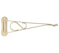 Rocky Mountain Goods Swivel Plant Bracket - 10-3/8” Wall Mount Planter Hook - 180° Rotation - Holds up to 12” Pots - Indoor/Outdoor Use (Brass)