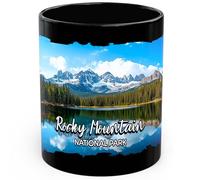 Rocky Mountain National Park Colorado Ceramic Coffee Mug 11oz Alpine Wilderness Hiking - Tea Coffee Mug with Comfortable Grip - Unique Fun Gift Cup for Office or Home - Vibrant Long-Lasting ID44991