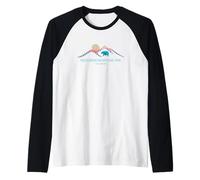 Rocky Mountain National Park Colorado USA Art Bear Mountains Raglan Baseball Tee