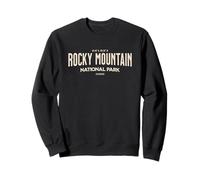 Rocky Mountain National Park GPS Coordinates Colorado Sweatshirt