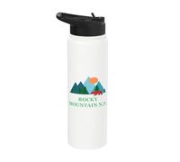 Rocky Mountain National Park Vacation Design Stainless Steel Insulated Water Bottle