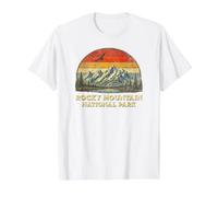 Rocky Mountain National Park Value Graphic T-Shirt, Men, White, M