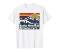 Rocky Mountain National Park Value Graphic T-Shirt, Men, White, M