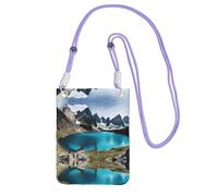 Rocky Mountain Print Carry A Mobile Phone Bag Diagonally,Crossbody Bag,Suitable For Carrying Mobile Phone Change, Etc