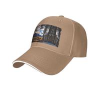 Rocky Mountain Range Pint Trucker Hat Baseball Cap, Baseball Cap Adjustable Sun Hat Golf Hats, Adjustable Classic Cap Natural