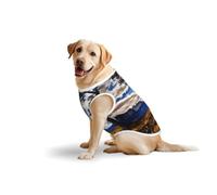 Rocky Mountain Rangeprint Medium Large Pets Vest Breathable Summer Lightweight Sleeveless Tank Top T-Shirt