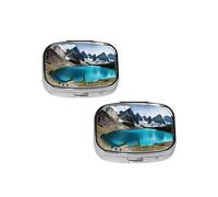 Rocky Mountain Square Mini Medicine Box, Lightweight to Carry, Durable and Long-Lasting