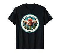 Rocky Mountain Sunset Forest National Park Colorado Family T-Shirt