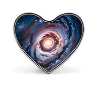 Rocky Mountains Fashion Heart Brooch Pins Lightweight Enamel Lapel Pin for Women Men, Hat Bag Jacket Clothing Accessory Jewelry Gift, Planet Stars and Galaxy, Love form