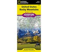 Rocky Mountains Map by National Geographic - Waterproof Adventure Travel Map of U.S. Rockies: Colorado, Wyoming, Montana & More (Map 3120) (National Geographic Adventure Map, 3120)