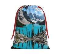 Rocky Mountains Ultra Soft Velvet Gift Bag, Stylish Design, Preferred For Holidays