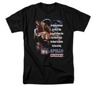Rocky Movie Master of Disaster The One and Only Apollo Creed T Shirt Black