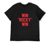 Rocky Movie Win Rocky Win Blue T-Shirt Shirt Tee Top Men Unisex Gym Workout Film T Shirt O Neck Tee Men's T-Shirts