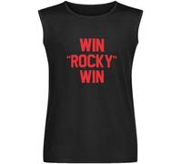 Rocky Movie Win Rocky Win Mens Sleeveless T-Shirt Black Unisex Vest Tank Tee