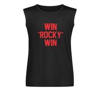 Rocky Movie Win Rocky Win Mens Sleeveless T-Shirt Black Unisex Vest Tank Tee 3XL