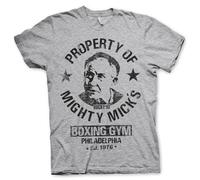 Rocky Officially Licensed Mighty Mick's Gym Mens T-Shirt (Heather Grey), Large
